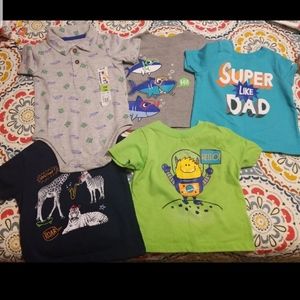 Baby boy shirt bundle